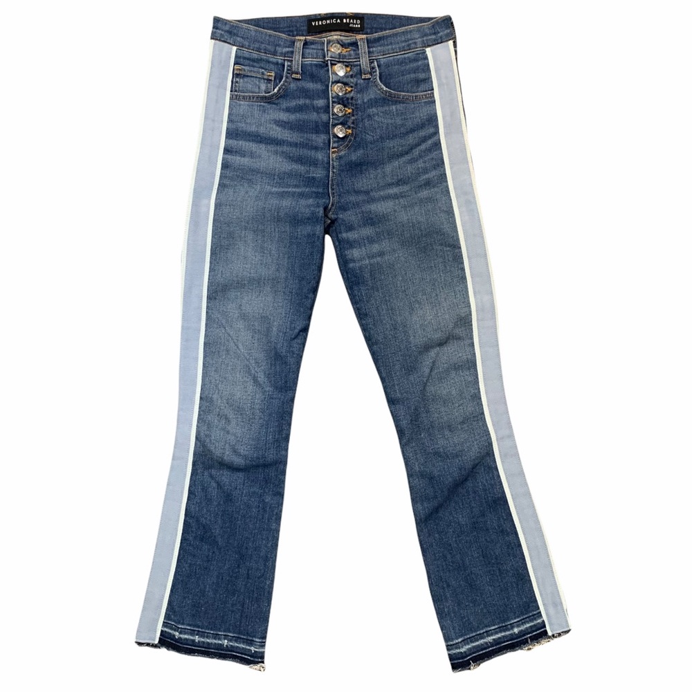 Veronica Beard Carolyn Baby Boot High Rise Jeans - Picture 4 of 16
